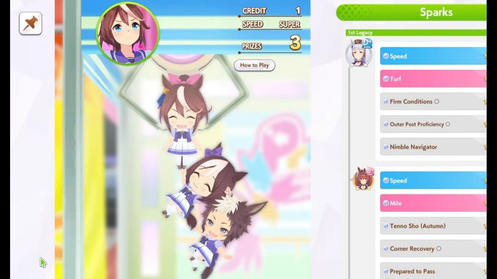 Using the Claw Machine in Umamusume: Pretty Derby (Image via Cygames, Inc.)